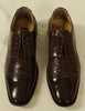 New Men's Liberty Brown Croco Lizard Print Faux Leather Dress Shoes LS-162