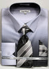 Men's Daniel Ellissa Two Tone Shaded Dress Shirt Reg Cuffs DS3795P2