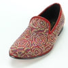 Fiesso Men's Loafers With Rhinestones FI 7098