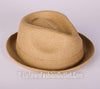 Men's Bailey Of Hollywood Straw Pinch Top Crown Billy Fedora Latte