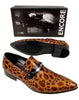 New Encore Brown Print Shoes FI 3098